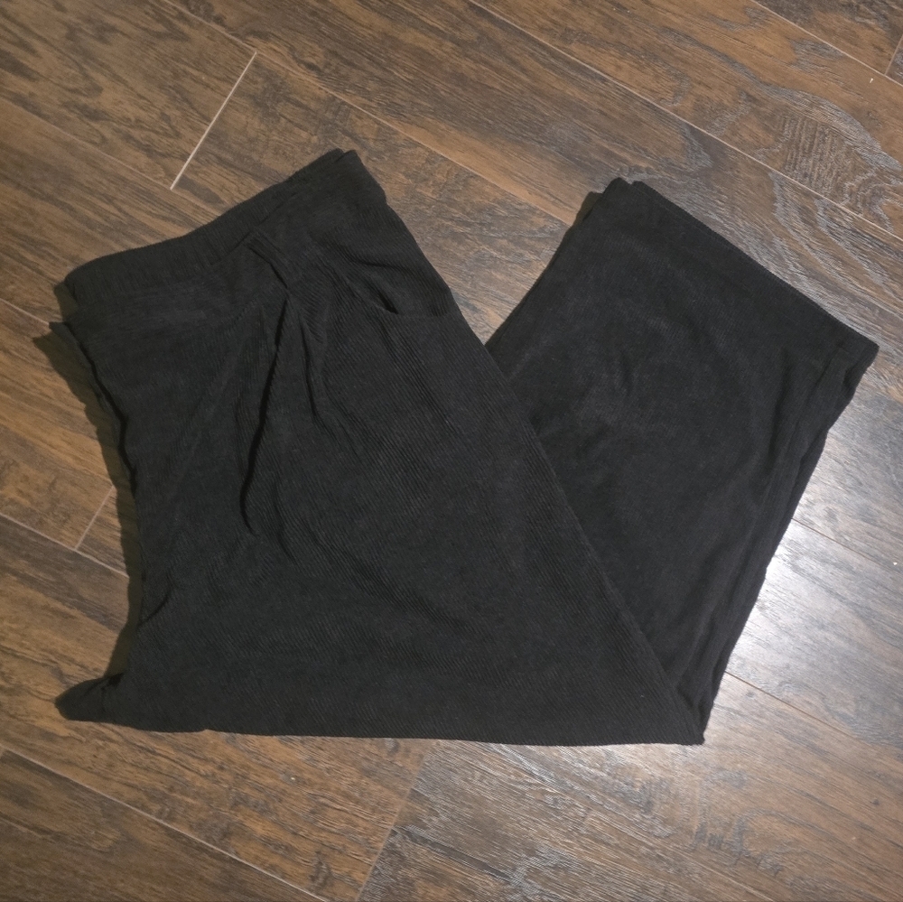 HALARA | Black Corduroy Trousers 3XL